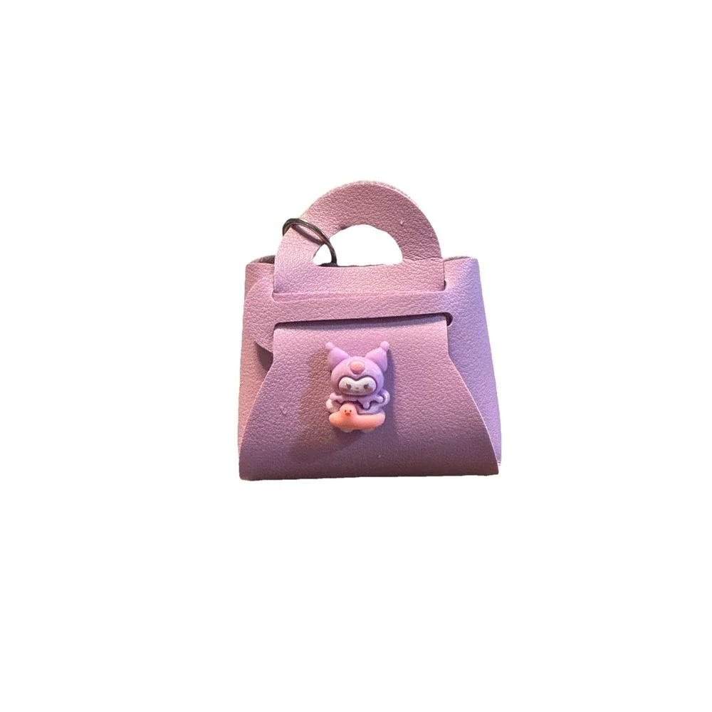 Sanrio Mini Tote Bag Keychain 3‎ PCS - Ear Bud Case - Kitty